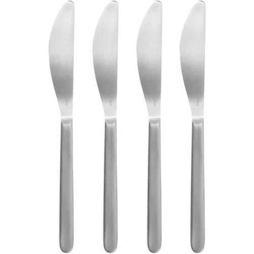 blomus STELLA Buttermesser 4er-Set – mattierter Edelstahl