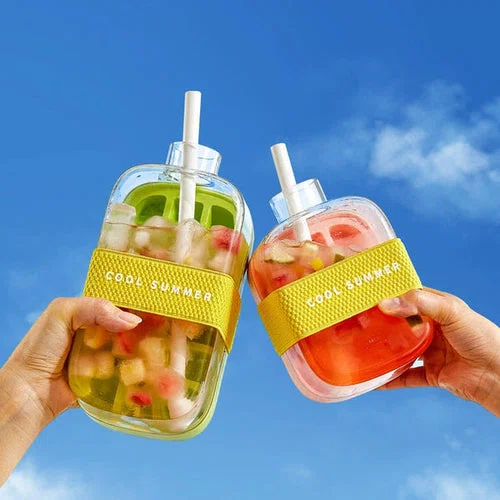 2-in-1 Eiswürfel-Flasche – Kühlende Trinkflasche mit Eiswürfelfunktion – Bild 6