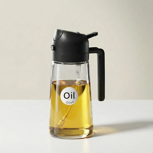 2-in-1 Glass Oil Sprayer Bottle