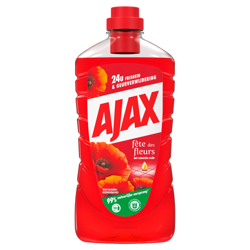 Ajax Allesreiniger rode bloemen
