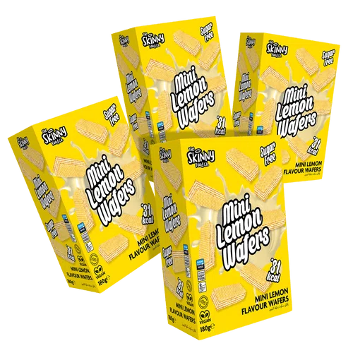 (Opruiming, houdbaarheidsdatum overschreden, 26 februari) Dunne mini citroenwafels 180 g x 4 dozen bundel